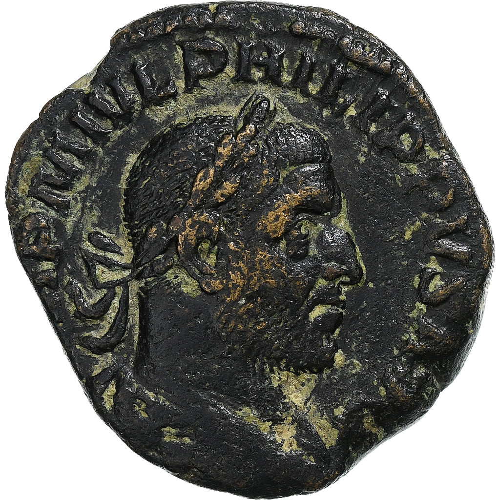 Philip I, As, 244-249, Rome, Bronze, EF(40-45), RIC:174