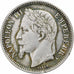 Frankrijk, Napoleon III, 1 Franc, 1868, Paris, Zilver, ZF, Gadoury:463
