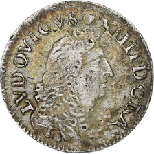 France, Louis XIV, 4 Sols des Traitants, 1677, Vimy, Silver, AU(50-53)
