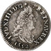 Francja, Louis XIV, 4 Sols aux 2 L, 1692, Bourges, Srebro, VF(30-35)