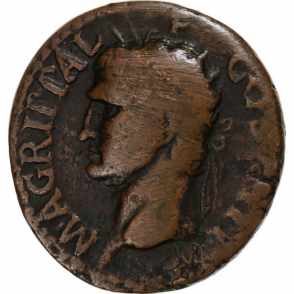 Agrippa, As, 37-41, Rome, Bronze, VF(20-25), RIC:58