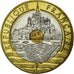 Coin, France, Mont Saint Michel, 20 Francs, 1996, MS(65-70), Tri-Metallic