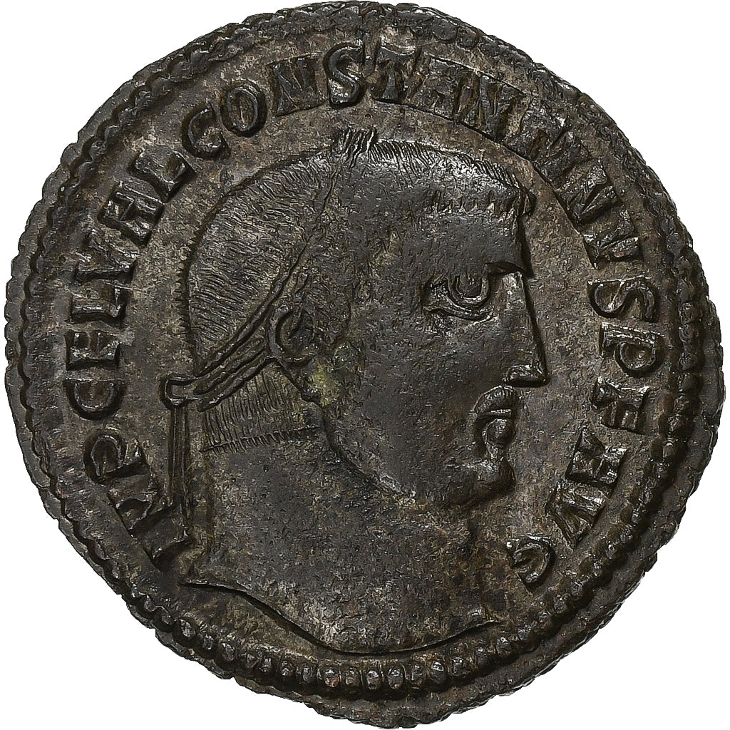 Constantine I, Follis, 313, Heraclea, Bronze, AU(55-58), RIC:75