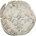 France, Charles IX, Sol Parisis, 1568, Angers, 2nd type, Billon, EF(40-45)