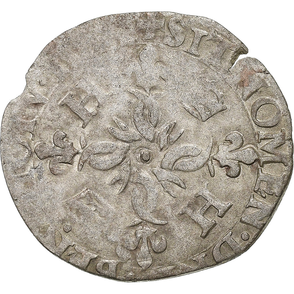 Frankrijk, Henri II, Douzain aux croissants, Uncertain date, Troyes, Billon