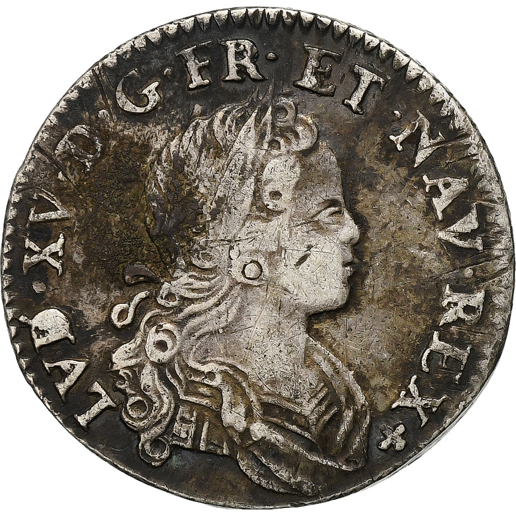 Frankreich, Louis XV, 1/6 Écu (XX-S) de France-Navarre, 1719, Paris, Silber