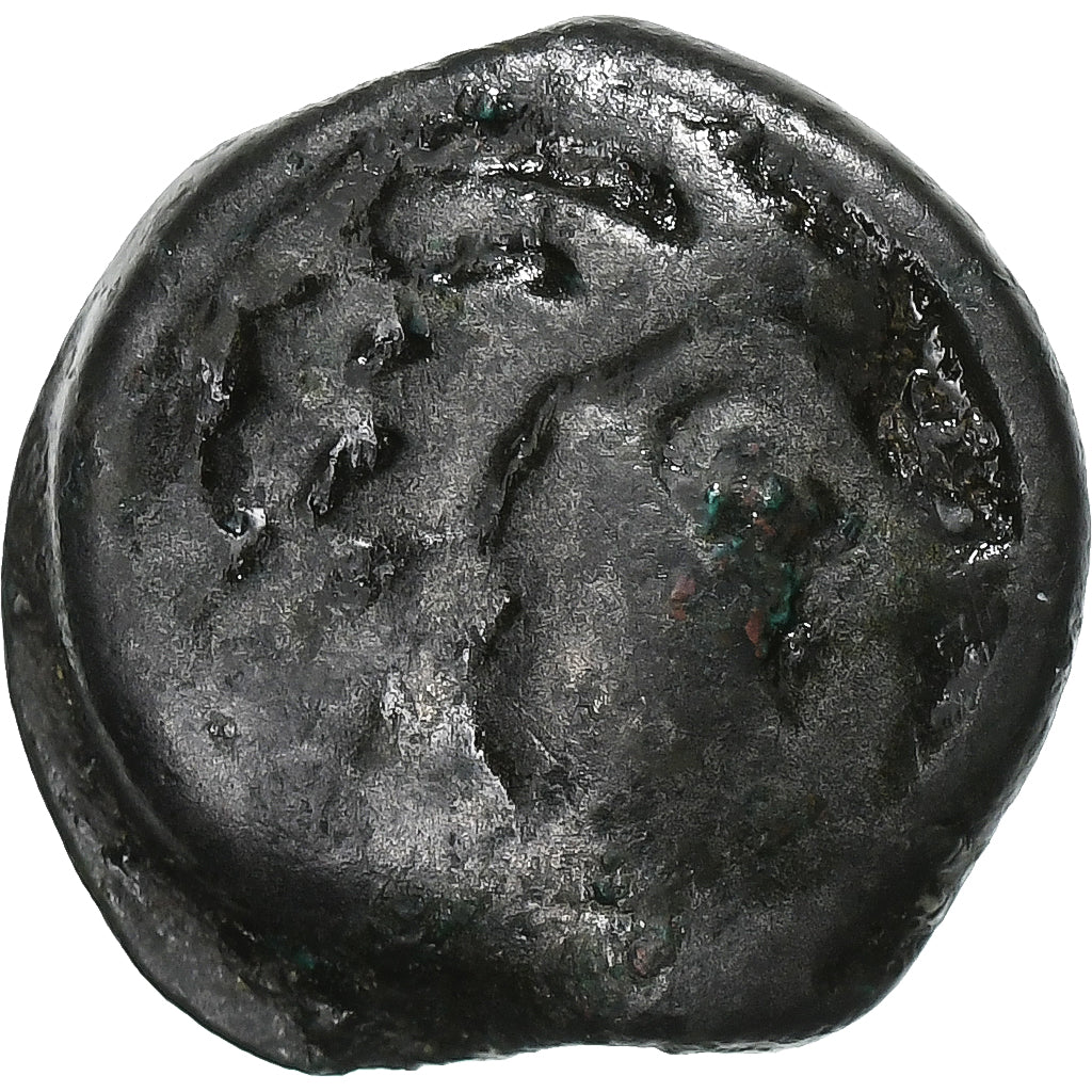 Senones, potin à la tête d’indien, ca. 80-50 BC, Bronzo, MB+