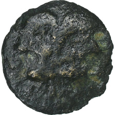 Suessiones, Bronze à la tête janiforme, ca. 60-40 BC, Bronzo, B+