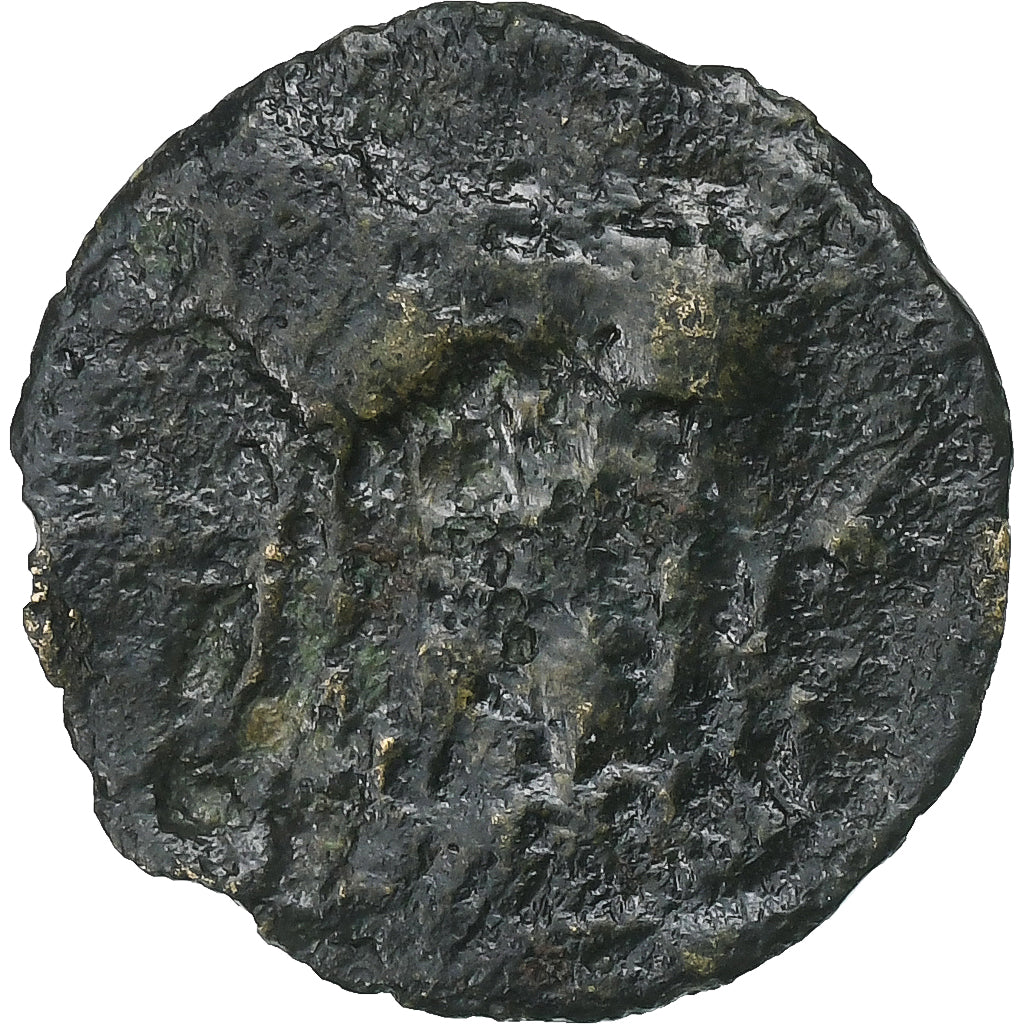 Suessiones, Bronze à la tête janiforme, ca. 60-40 BC, Bronzo, B+