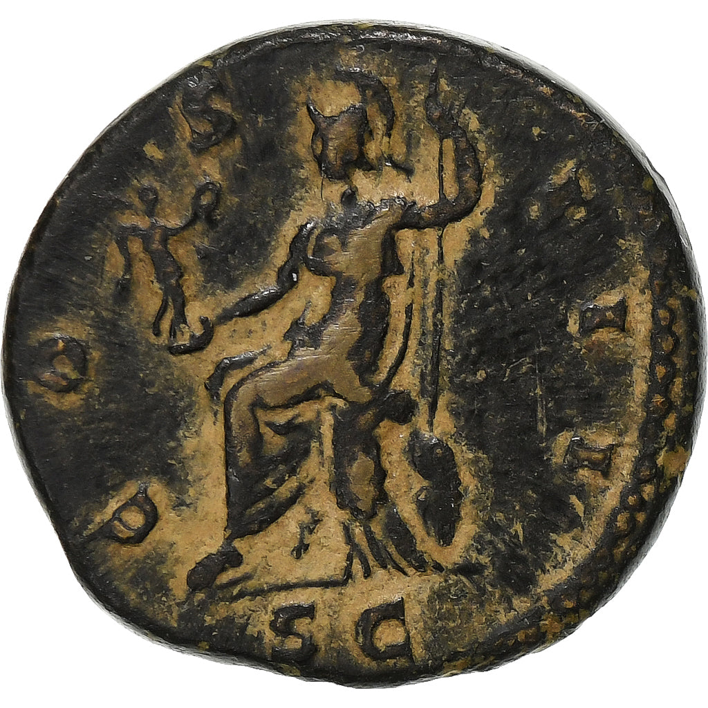 Hadrian, Semis, 124-125, Rome, Bronze, AU(50-53), RIC:760