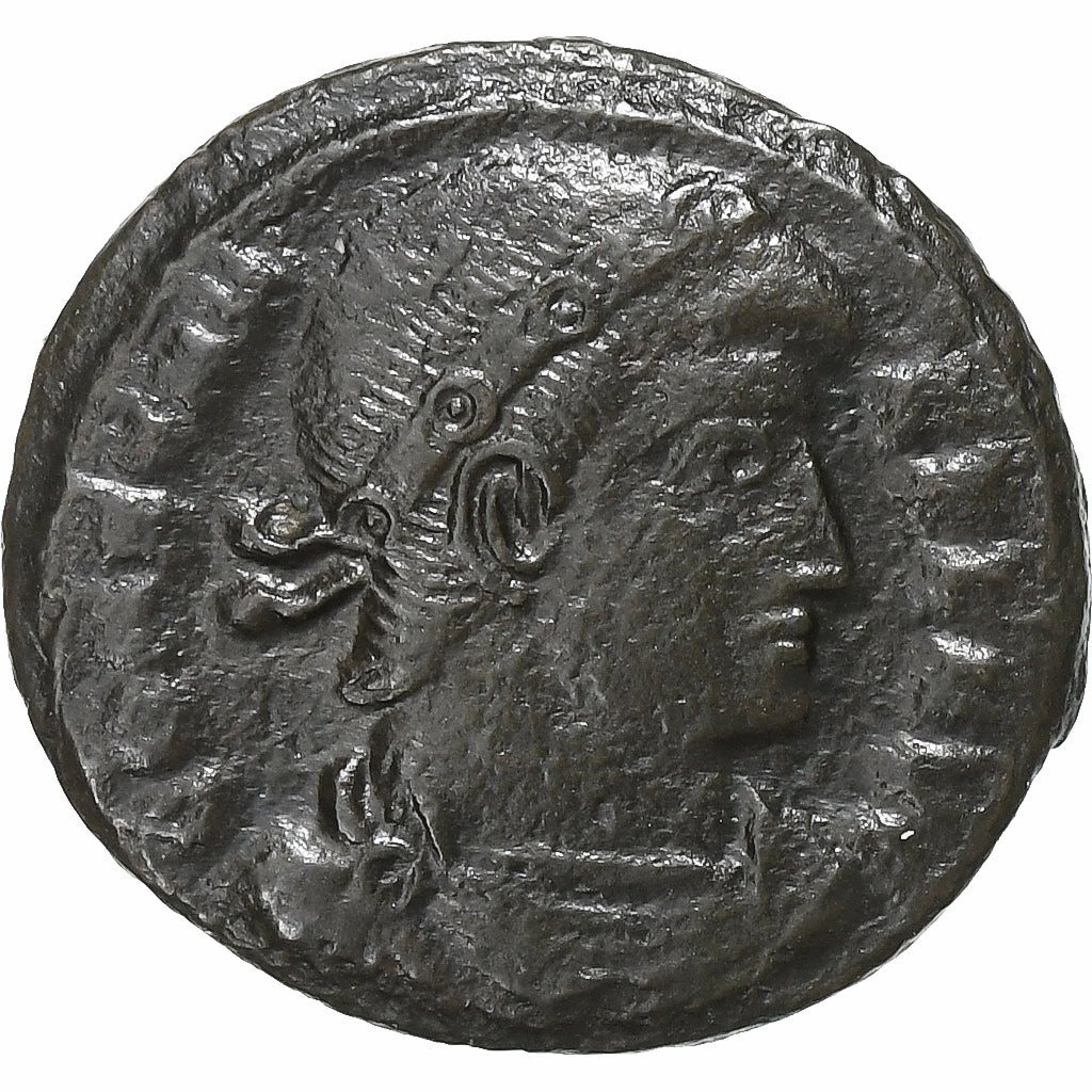 Constans, Follis, 337-350, Incuse strike, Bronze, AU(50-53)