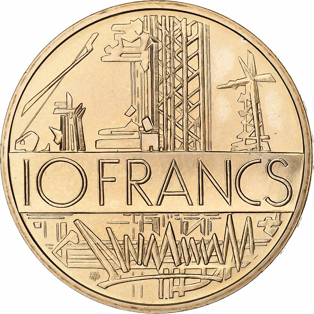 Frankreich, 10 Francs, Mathieu, 1980, Paris, série FDC, Tranche B