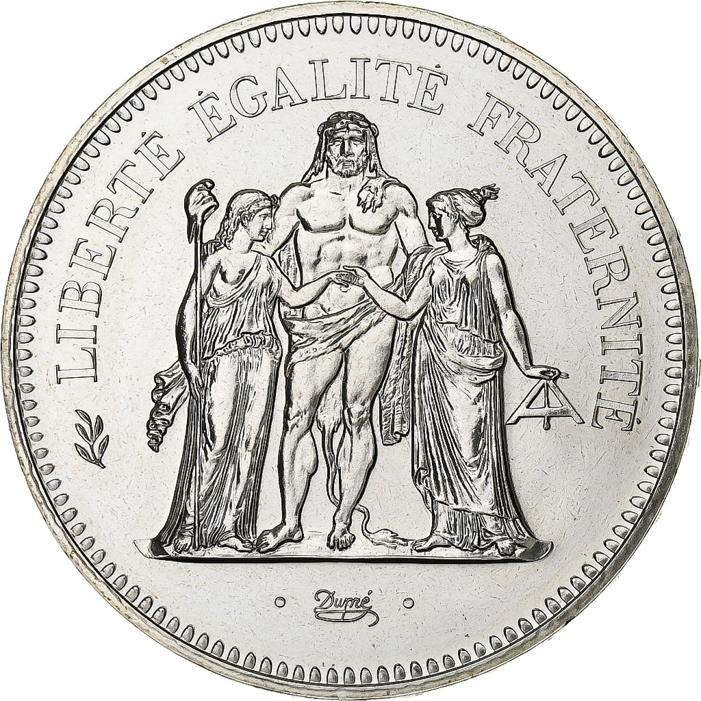 France, 50 Francs, Hercule, 1980, Paris, série FDC, Silver, MS(65-70)