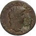 Nero, As, 62-68, Rome, Countermark, Bronze, F(12-15)
