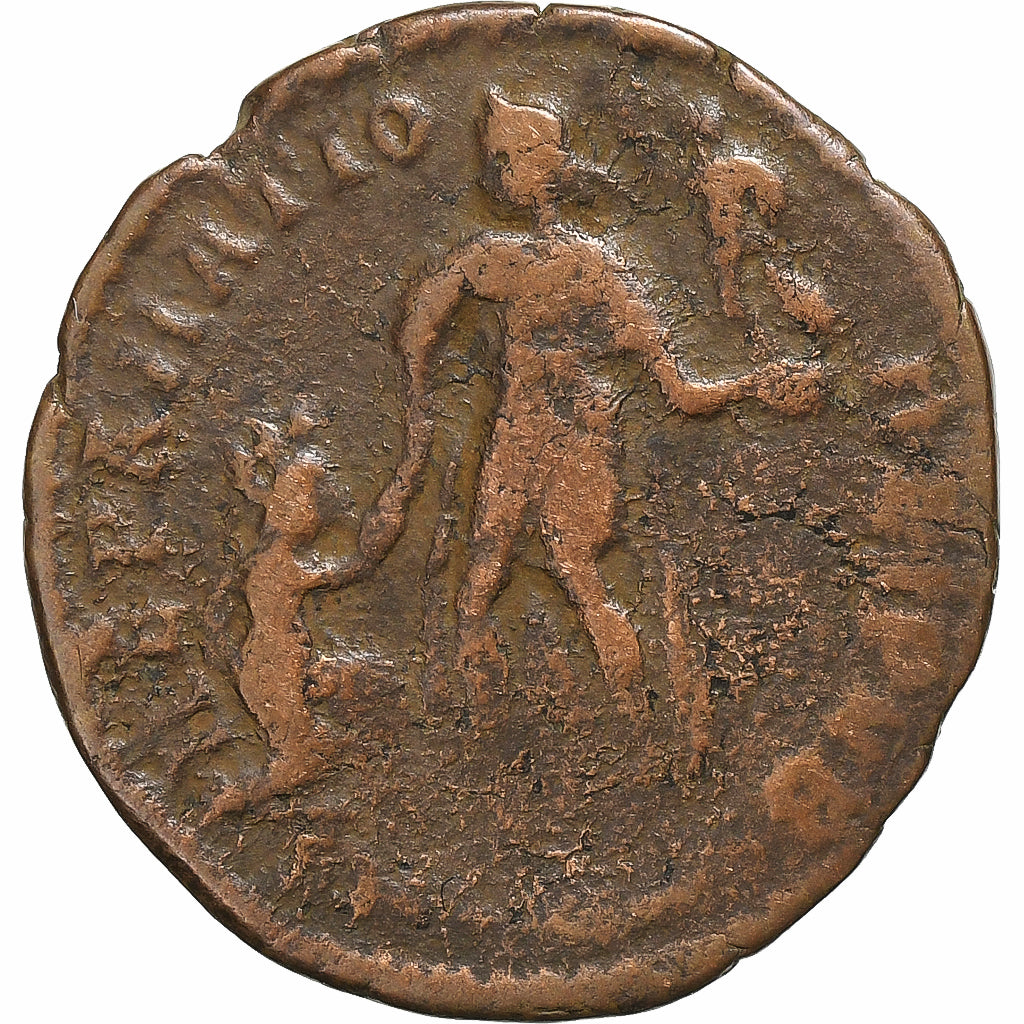 Theodosius I, Follis, 378-383, Uncertain mint, Bronze, F(12-15)
