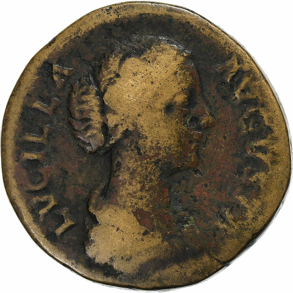 Lucilla, Sestertius, 164-169, Rome, Bronze, VF(20-25), RIC:1755