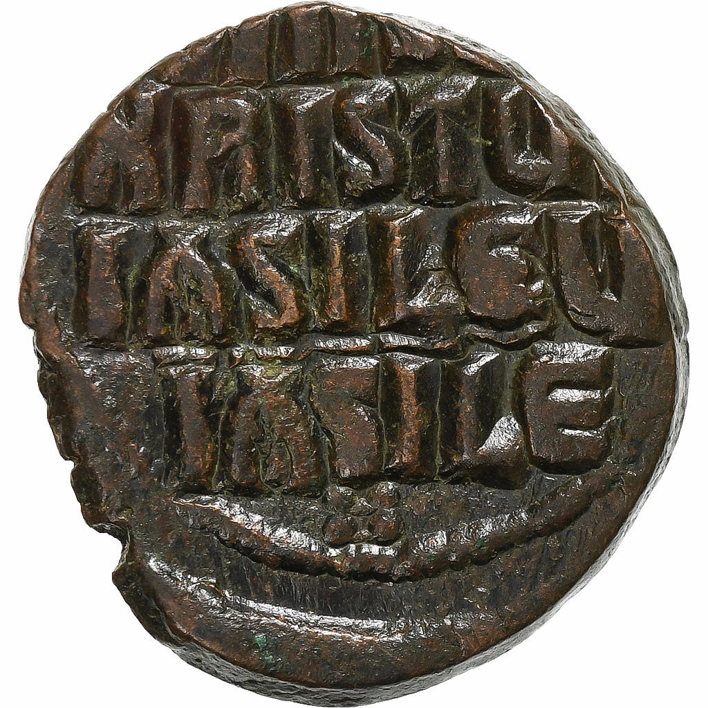 Constantine VIII, Follis, c. 1025-1028, Constantinople, Bronzo, BB+, Sear:1818