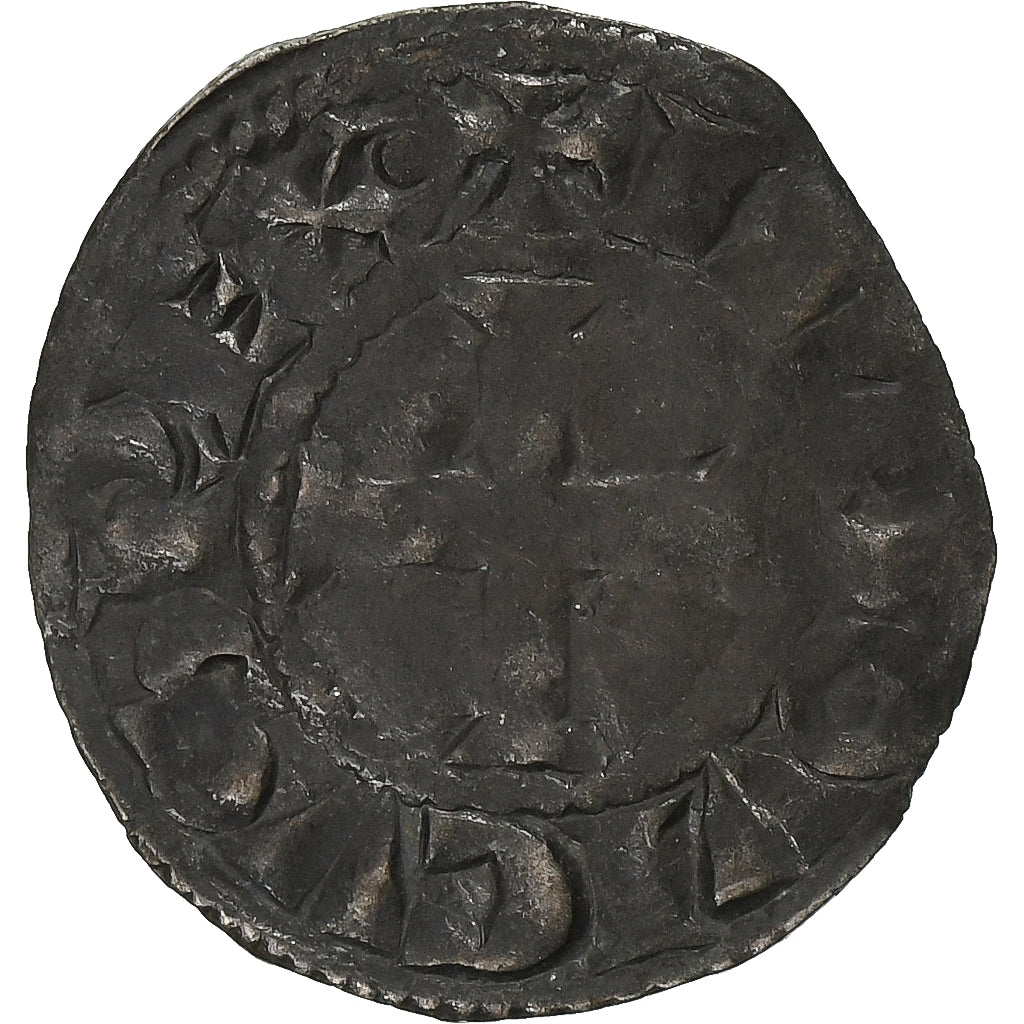 France, Louis VIII-IX, Denier Tournois, 1223-1244, Billon, VF(30-35)