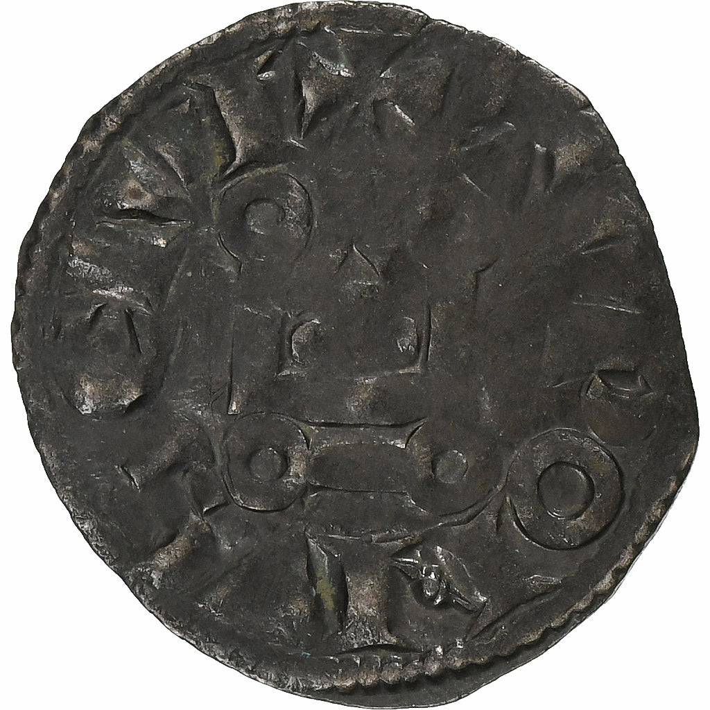 France, Louis VIII-IX, Denier Tournois, 1223-1244, Billon, VF(30-35)
