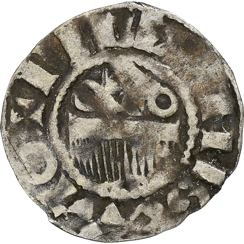 County of Champagne, Denier, ca. 1050-1100, Provins et Sens, Billon, S+