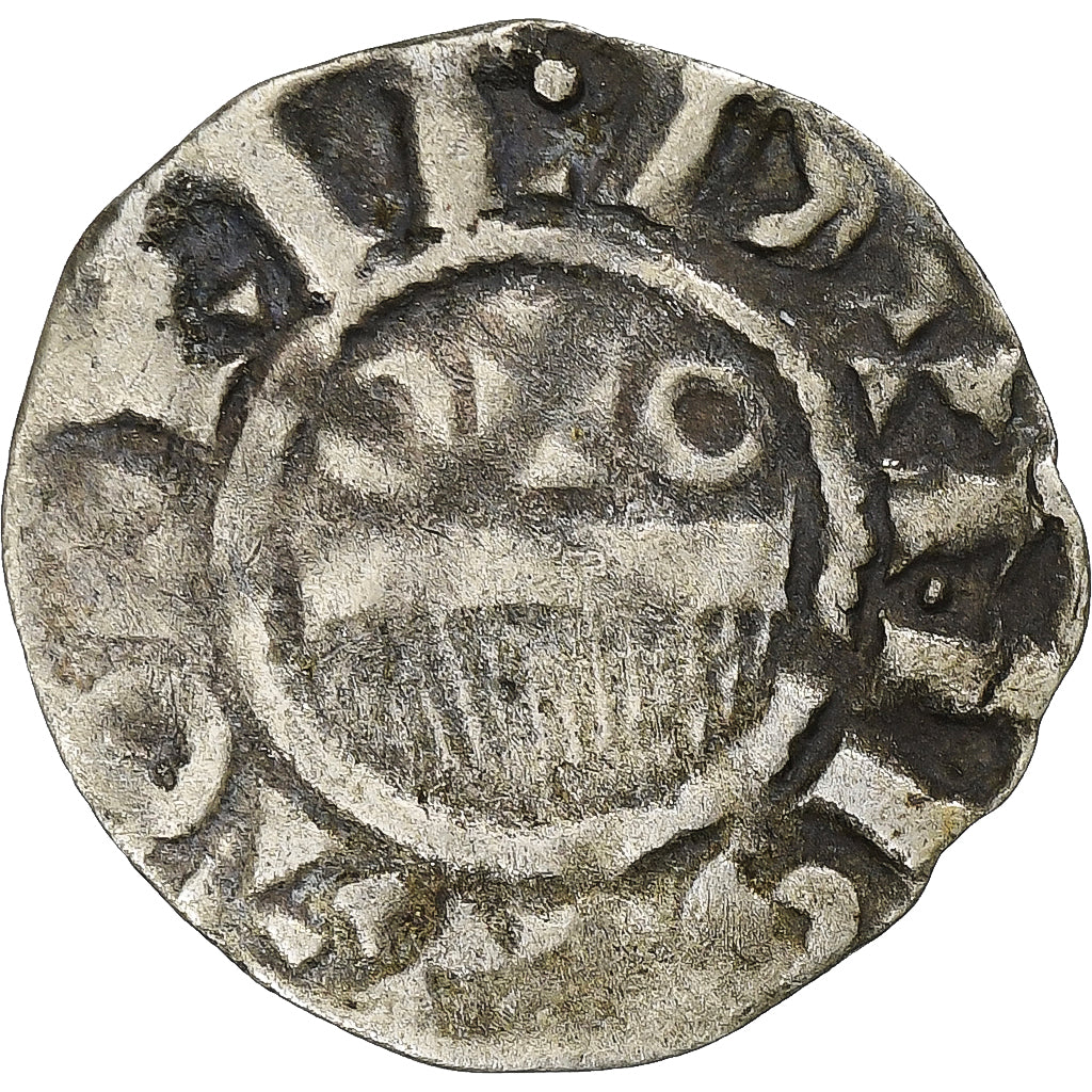 County of Champagne, Denier, ca. 1050-1100, Provins et Sens, Billon, VF(30-35)