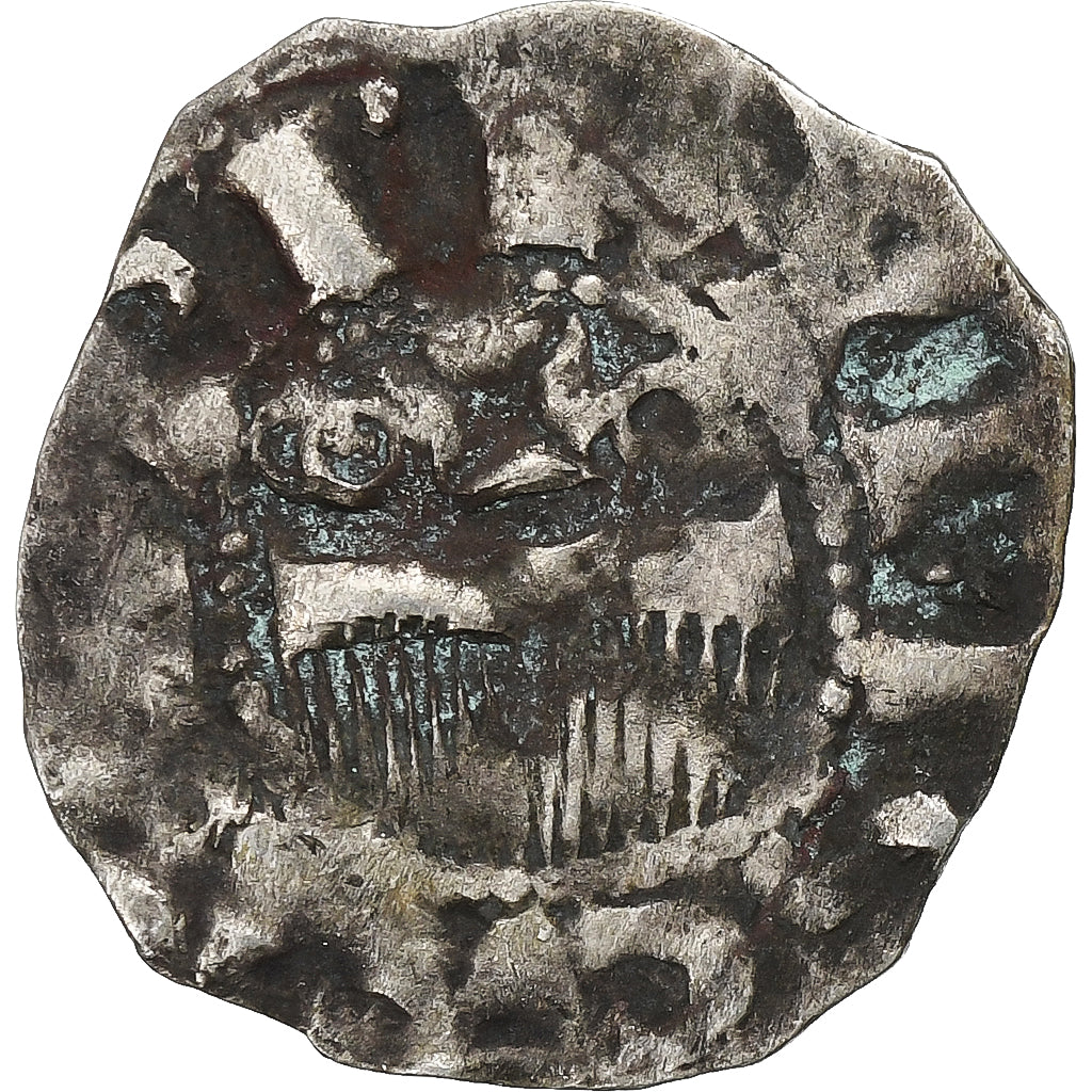 County of Champagne, Denier, ca. 1050-1100, Provins et Sens, Billon, VF(30-35)