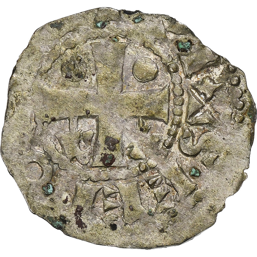 County of Champagne, Denier, ca. 1050-1100, Provins et Sens, Billon, S+