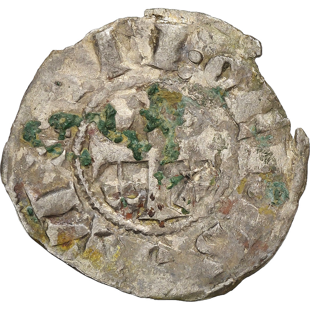 County of Champagne, Denier, ca. 1050-1100, Provins et Sens, Billon, VF(30-35)