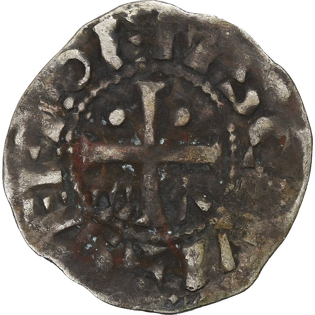 County of Champagne, Denier, ca. 1050-1100, Provins et Sens, Billon, S+