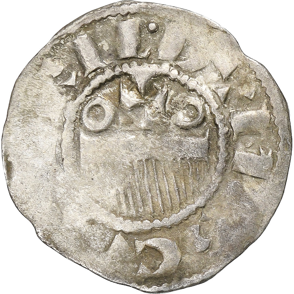 County of Champagne, Denier, ca. 1050-1100, Provins et Sens, Billon, S+