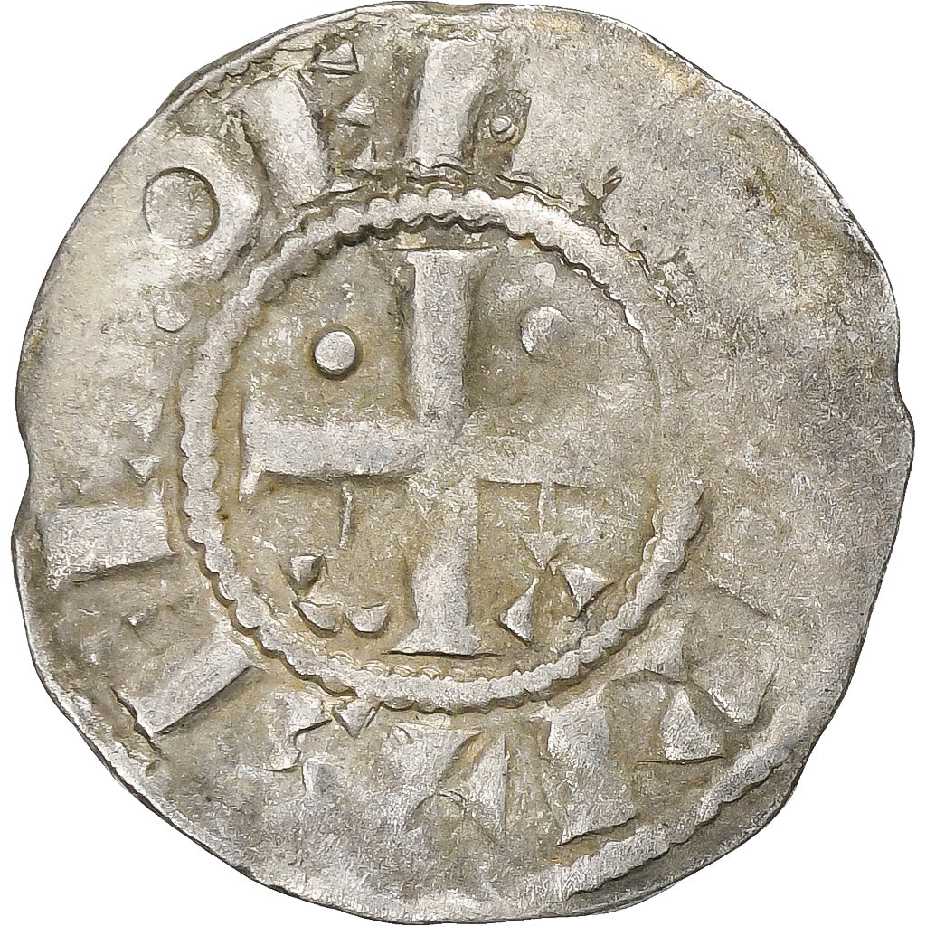 County of Champagne, Denier, ca. 1050-1100, Provins et Sens, Billon, S+