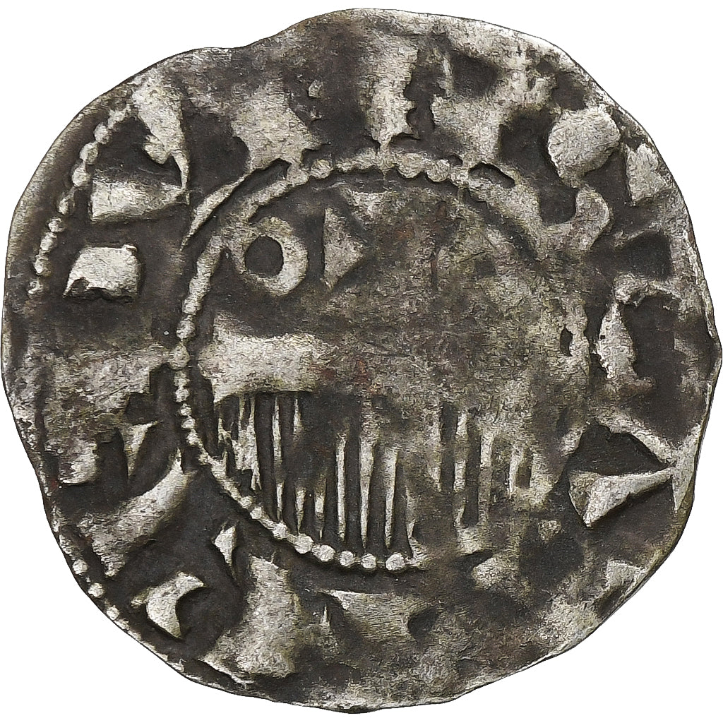 County of Champagne, Denier, ca. 1050-1100, Provins et Sens, Billon, S+