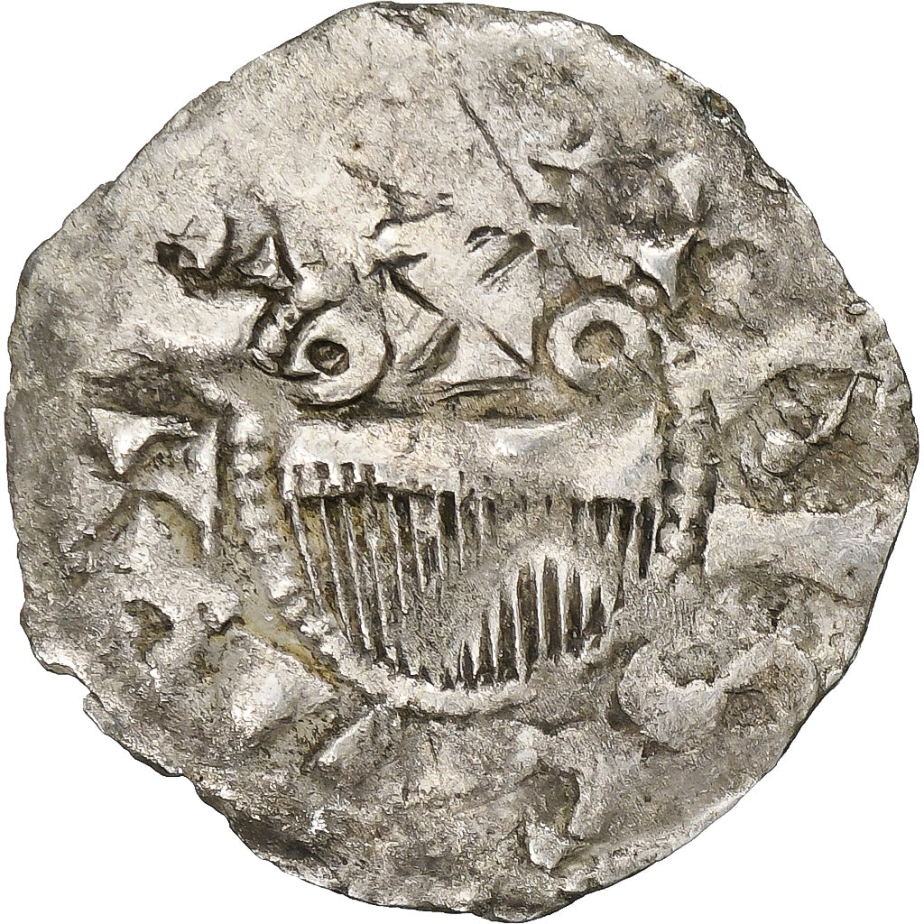 County of Champagne, Denier, ca. 1050-1100, Provins & Sens, Billon, VF(30-35)