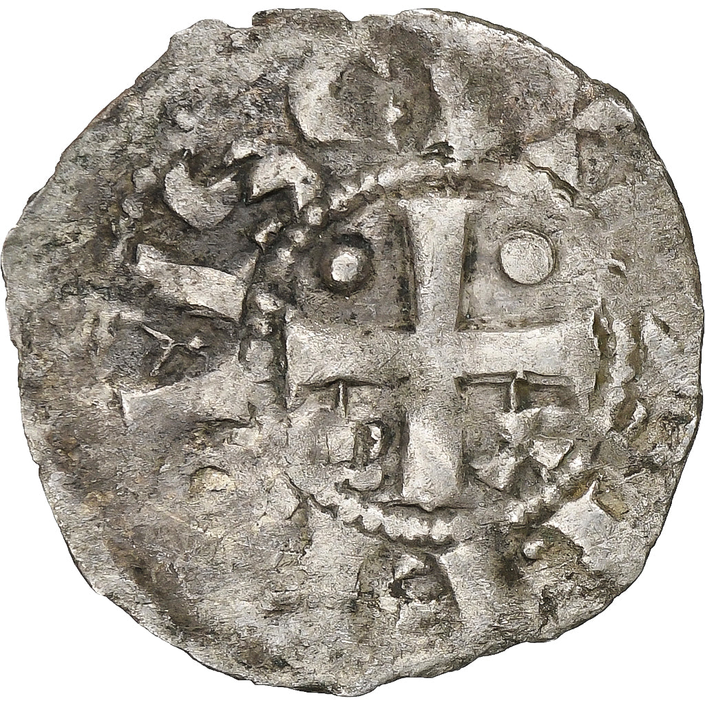 County of Champagne, Denier, ca. 1050-1100, Provins & Sens, Billon, VF(30-35)