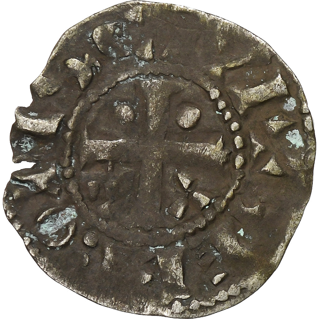 Comté de Champagne, Denier, ca. 1050-1100, Provins et Sens, Billon, TB+