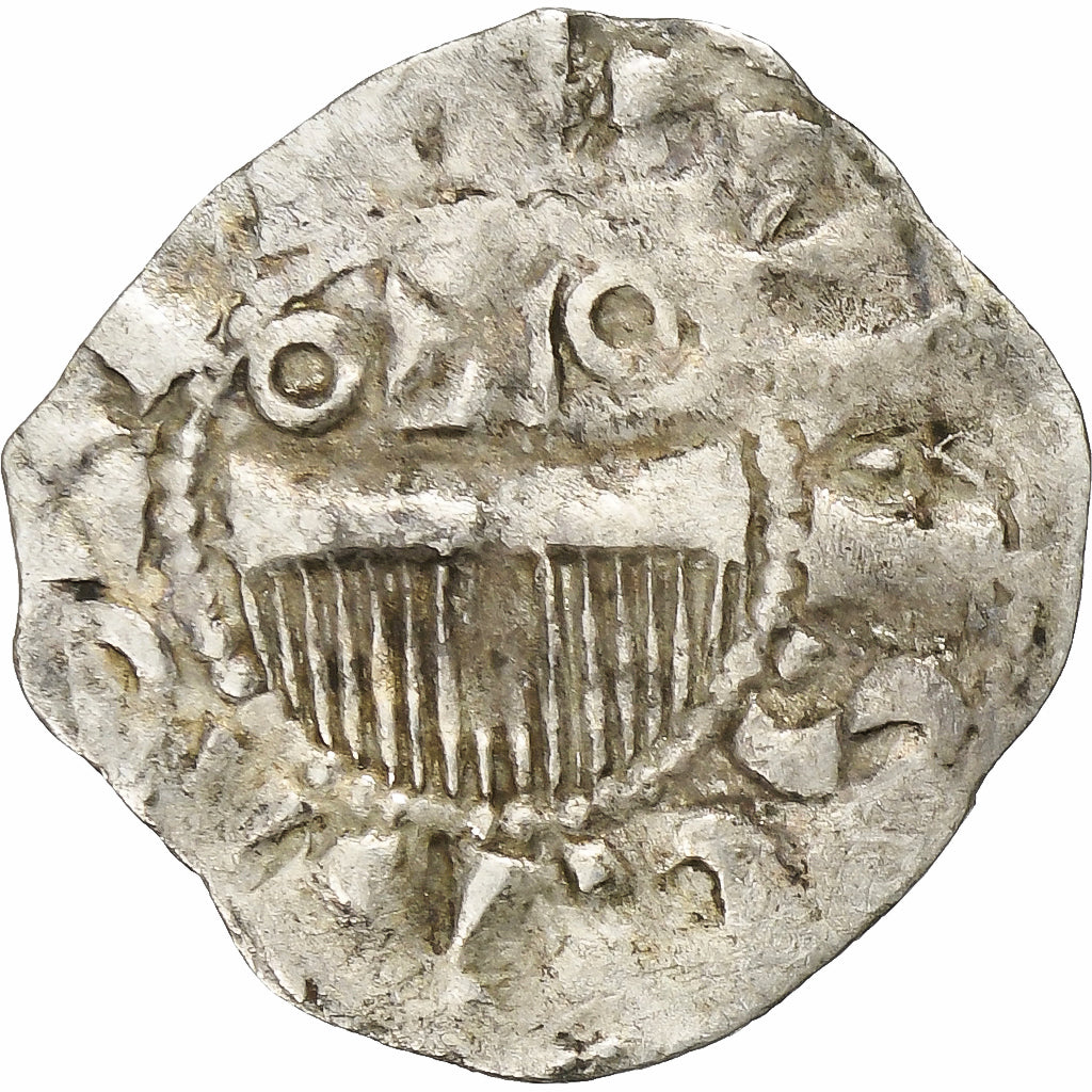 County of Champagne, Denier, ca. 1050-1100, Provins et Sens, Bilon, VF(30-35)