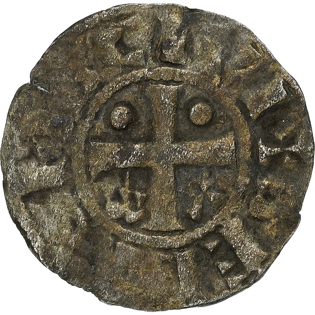 County of Champagne, Denier, ca. 1050-1100, Provins & Sens, Billon, VF(30-35)