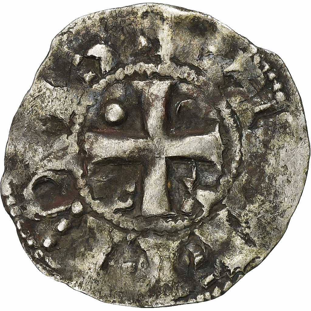 County of Champagne, Denier, ca. 1050-1100, Provins et Sens, Billon, S+