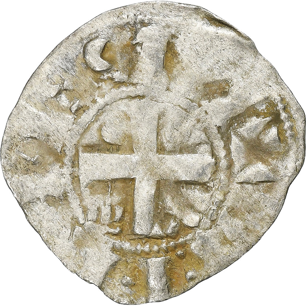 County of Champagne, Denier, ca. 1050-1100, Provins et Sens, Lingote, VF(30-35)