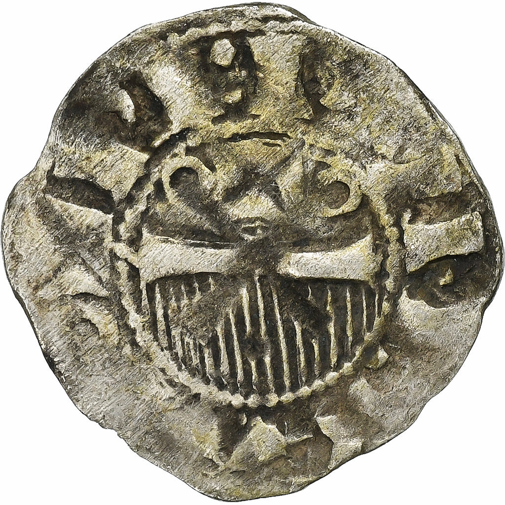 County of Champagne, Denier, ca. 1050-1100, Provins et Sens, Billon, FR+