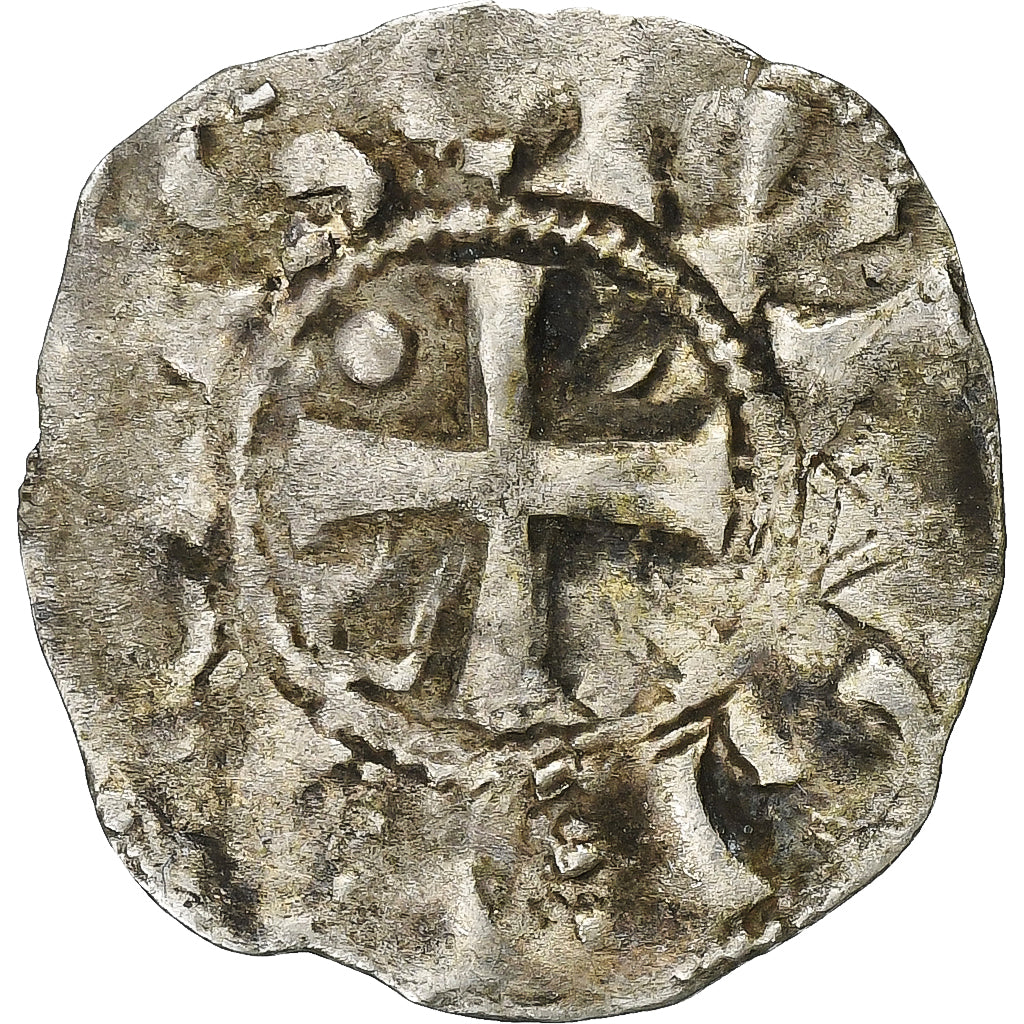 County of Champagne, Denier, ca. 1050-1100, Provins et Sens, Billon, FR+