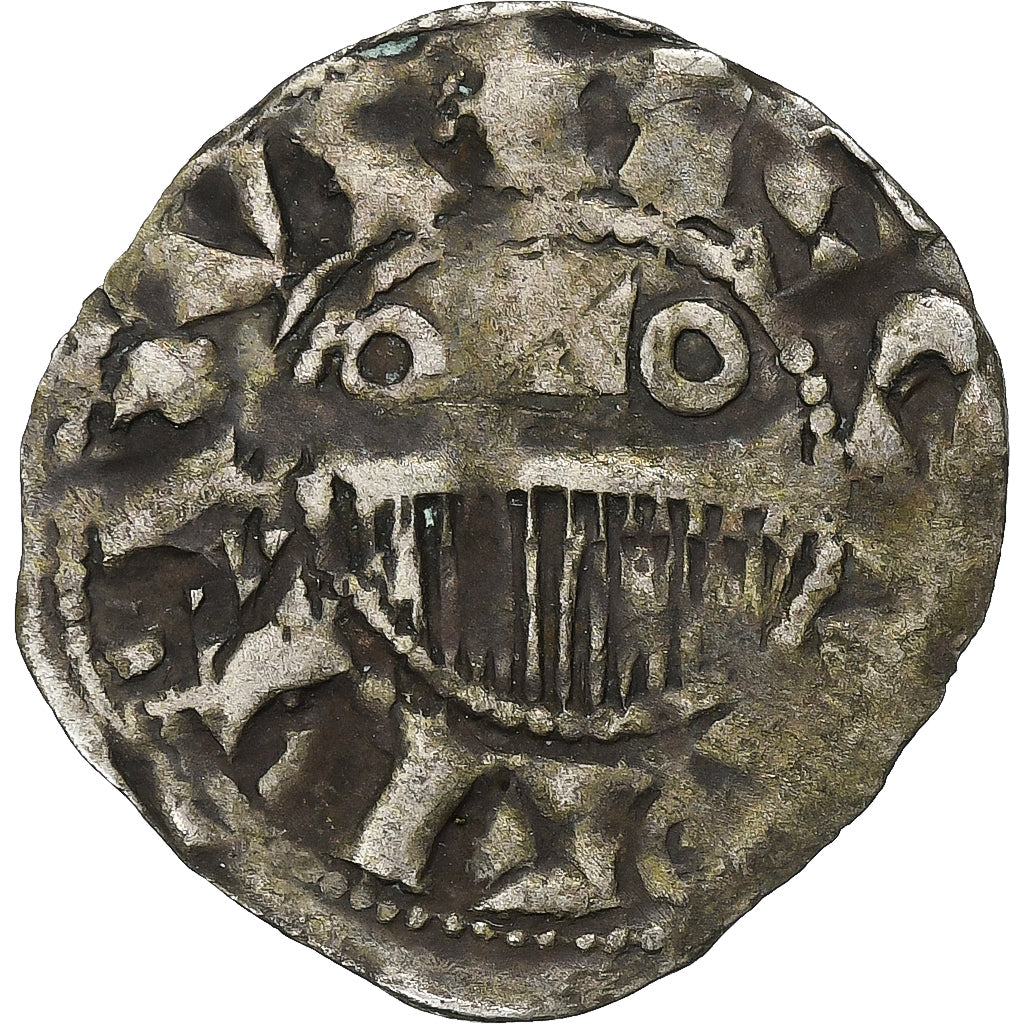 Comté de Champagne, Denier, ca. 1050-1100, Provins et Sens, Billon, TB+