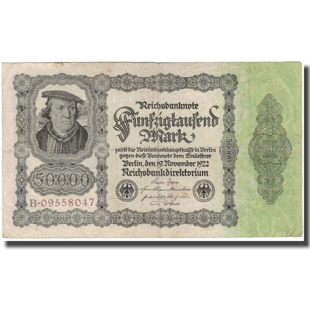 Banknote, Germany, 50,000 Mark, 1922, KM:79, VF(30-35)