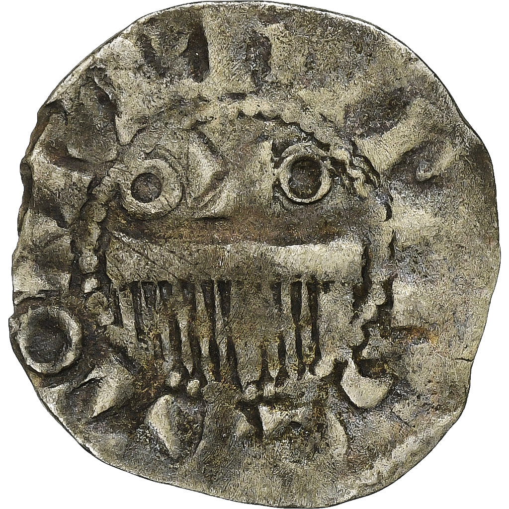 Comté de Champagne, Denier, ca. 1050-1100, Provins et Sens, Billon, TB+