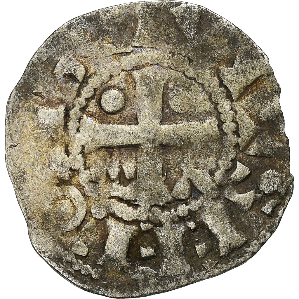 Comté de Champagne, Denier, ca. 1050-1100, Provins et Sens, Billon, TB+