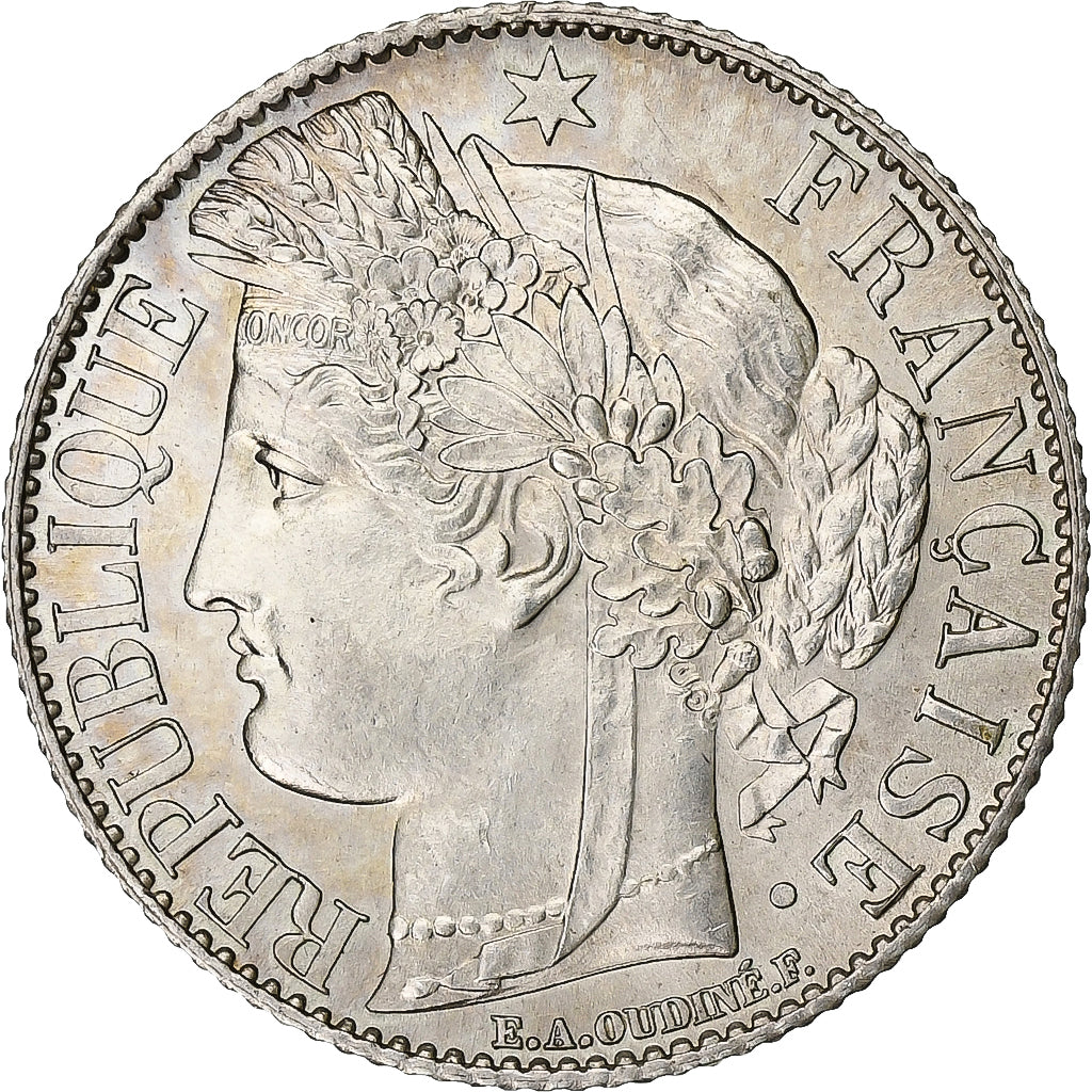France, 1 Franc, Cérès, 1895, Paris, Argent, SUP+, Gadoury:465a