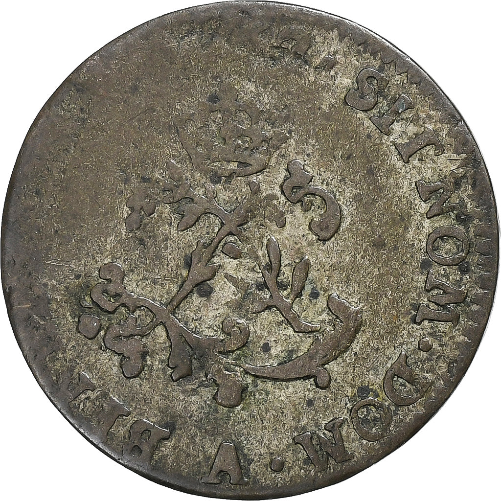 Frankrijk, Louis XV, Double Sol, 1742, Paris, Billon, FR, Gadoury:281