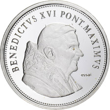 Vatikan, Medaille, Le Pape Benoit XVI, n.d., Silber, PP, STGL