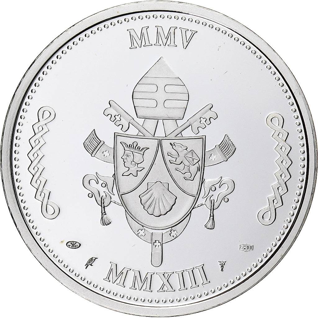 Vatikan, Medaille, Le Pape Benoit XVI, n.d., Silber, PP, STGL