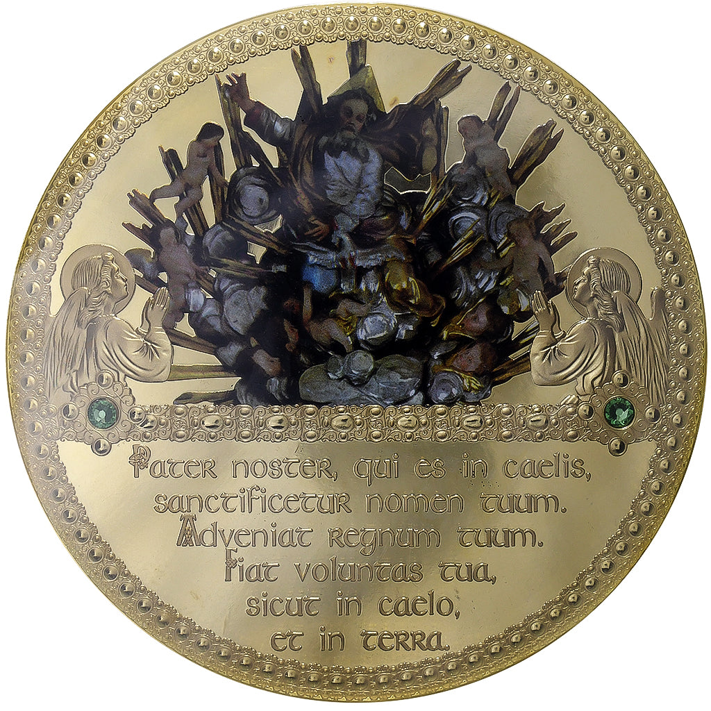 Vaticaan, Medaille, Pater Noster, Civitas Vaticana, n.d., Gold plated copper